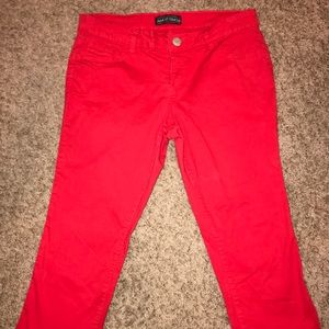 Red Capri Pants
